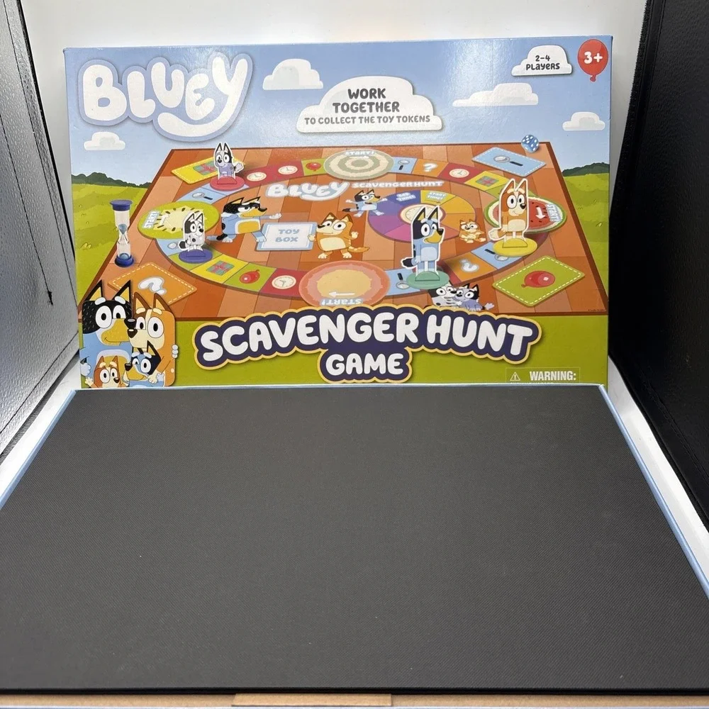 Bluey Scavenger Hunt Game Moose Toys Cooperative Board Game 2-4‎ Players Ages 3+